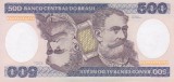 Bancnota Brazilia 500 Cruzeiros (1985) - P200b UNC ( vezi descriere )