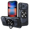 Husa Techsuit RuggedCam Albastra pentru Apple iPhone 17 Pro Max, protectie socuri