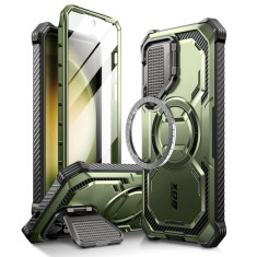 Husa pentru samsung galaxy s24 + folie, i-blason armorbox magsafe, guldan foto