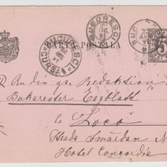 Carte postala Bucuresti 1891 Hotel CONCORDIA pr. Johan Bartalus biserica calvina