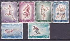 Liban 1964 sport MI 833-838 MNH foto