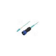 Conector fibra optica, {{Subtip conector}}, 1 pini, BULGIN - PXF4050CAB