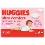 Cumpara ieftin Huggies - Scutece Ultra Confort, nr. 3, Mega Girl, 78 buc, 5-9 kg