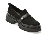Mocasini GRYXX negri, 387340, din piele intoarsa