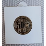 50 BANI 2015 COMEMORATIVA, DENOMINAREA - in cartonas