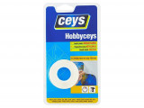 Bandă Ceys Hobbyceys, dublu adezivă, adezivă, 2 m x 15 mm