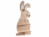 Cumpara ieftin Figurina, expozor Iepuras Paste lemn maro 38 x 19,5 x 85 H