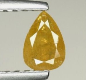 Diamant fancy galben 0.37 ct