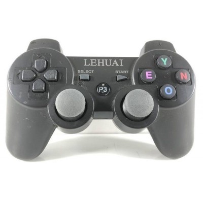 Joystick Gamepad Controller fara fir dublu Shock 3 Black Playstation 3 foto