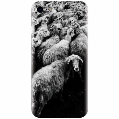 Husa silicon pentru Apple Iphone 5c, Sheep foto