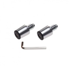 Set 2 capeti ghidon conici, pentru motociclete, culoare argintiu, diametru 17.7m... Cod Produs: MX_NEW AW56916BS