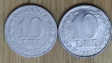 Romania -set de colectie- 2 x 10 lei serii diferite - 1992 &amp; 1995 - superbe !