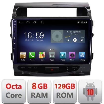 Navigatie Toyota Landcruiser J150 2010-2018 Octa Core cu Android Radio Bluetooth Internet GPS WIFI DSP 8+128GB 4G CarStore Technology