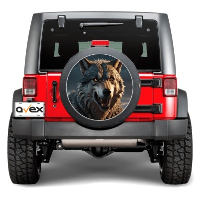 Sticker Auto &amp;bdquo;Roata de Rezerva&amp;rdquo; rezistenta la intemperii si raze UV, diametru 55 cm, Cod: AVX-RR03 foto