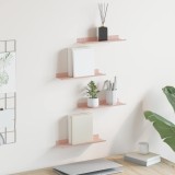 vidaXL Raft de perete cu raft Pe perete 4 pcs Roz 30 x 9 x 2,5 cm 8003939