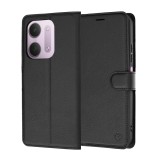 Husa Piele Folio Asteroid GSM pentru Xiaomi Redmi 17C 5G, Negru