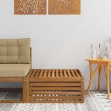 vidaXL Taburet pentru exterior natural 79 x 79 x 37 cm 900557