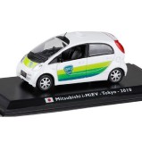 Macheta 2010 Mitsubishi I-Miev Tokyo Taxi White/Green replica metal