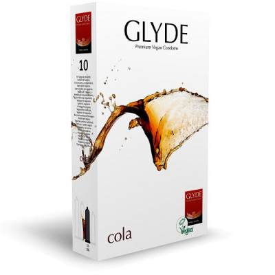 Prezervative &amp;ndash; Glyde Ultra cu aroma de Cola -10 bucati foto