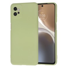 Husa premium din silicon pentru motorola moto g32 - softflex, microfibra, matcha foto