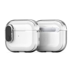 Husa Apple AirPods 4 Dux Ducis PECL Series, negrutransparenta foto