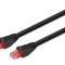 Patch Cord U/UTP Cat6 Negru 40m 24AWG
