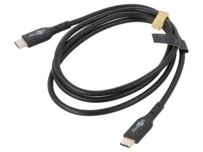 Cablu USB C 2.0 Negru 1m 480Mbps foto