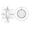 Disc frana VW TRANSPORTER IV platou / sasiu (70XD) (1990 - 2003) KRIEGER 0950004339