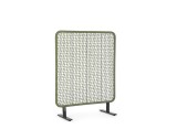 Cumpara ieftin Paravan decorativ otel gri charcoal verde Babilo 120x50x150h