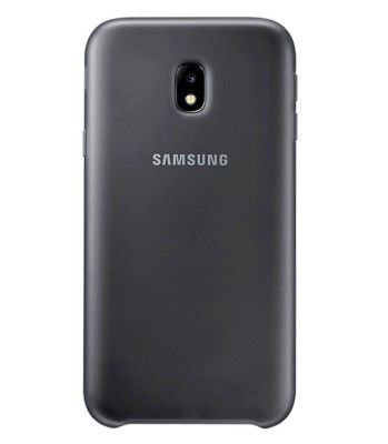 Husa Samsung EF-PJ330CBEGWW Dual Layer (plastic + silicon ) neagra pentru Samsung Galaxy J3 (SM-J330) 2017 foto