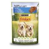 Cumpara ieftin Friskies Junior cu Pui si Morcovi in Sos, 85 g