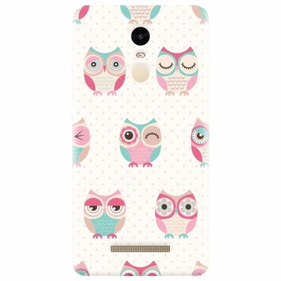 Husa silicon pentru Xiaomi Remdi Note 3, Owl Pattern foto