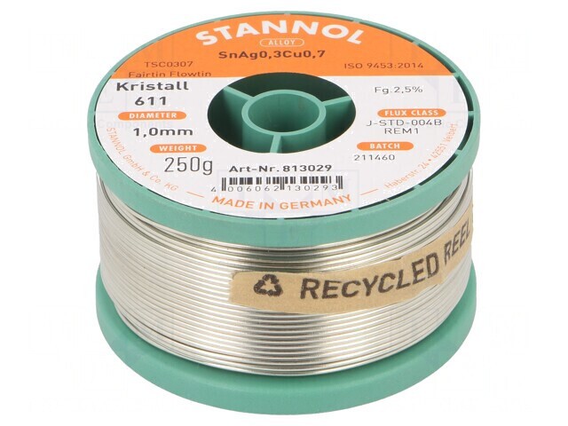 S&acirc;rmă de lipit fără plumb 1mm 250g