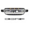 Grila radiator Raptor Style negru mat cu contur alb si leduri portocalii, Ford Ranger T9 2022-2024