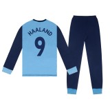 Manchester City pijamale de copii Long sky Haaland - 7-8 let