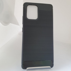 Husa Carbon Brush TPU Samsung Galaxy S10 Lite poza reala