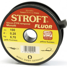 Fir galben FLUO Color 100m Stroft (Diametru fir: 0.18 mm)