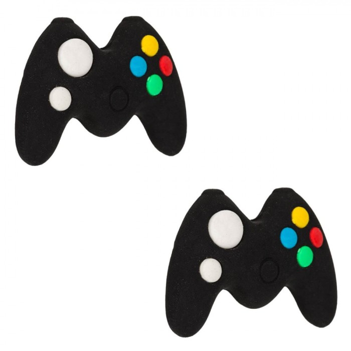 Radiere 3D, Model Joystick, Set 2 Bucăți, Multicolor, 6x4cm