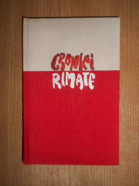 Mihail Sevastos - Cronici rimate (1963, editie cartonata)