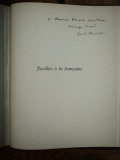 Jardins a la francaise, sonnets Emile Henriot cu dedicatia autorului, Paris 1911