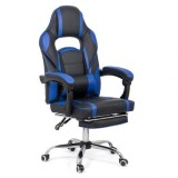 SCAUN GAMING CU SUPORT DE PICIOARE OFF 302 ALBASTRU