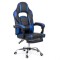 SCAUN GAMING CU SUPORT DE PICIOARE OFF 302 ALBASTRU