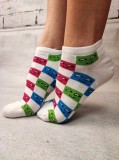 STK463-2 Sosete medii din bumbac ultrasox medii colorate