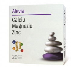 Calciu, Magneziu, Zinc, 20dz, Alevia foto