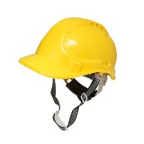 Casca de protectie ventilata Crownman, reglabila 51-63 cm, galbena, pentru lucrari de constructii si mentenanta