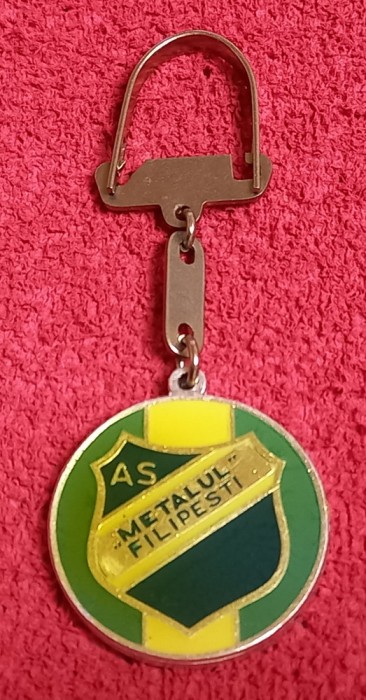 Breloc fotbal - AS &quot;METALUL&quot; FILIPESTI de PADURE