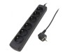 Prelungitor 6 Prize Negru 250V 10A