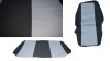 Huse Auto Dacia Logan 2013-2020, ALM, Textil, Negru+Gri, 9 Piese, Compatibil Airbag