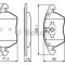 Set placute frana,frana disc PEUGEOT 207 (WA, WC) (2006 - 2016) BOSCH 0 986 424 825