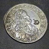 Austria 3 kreuzer 1664 argint Leopold l